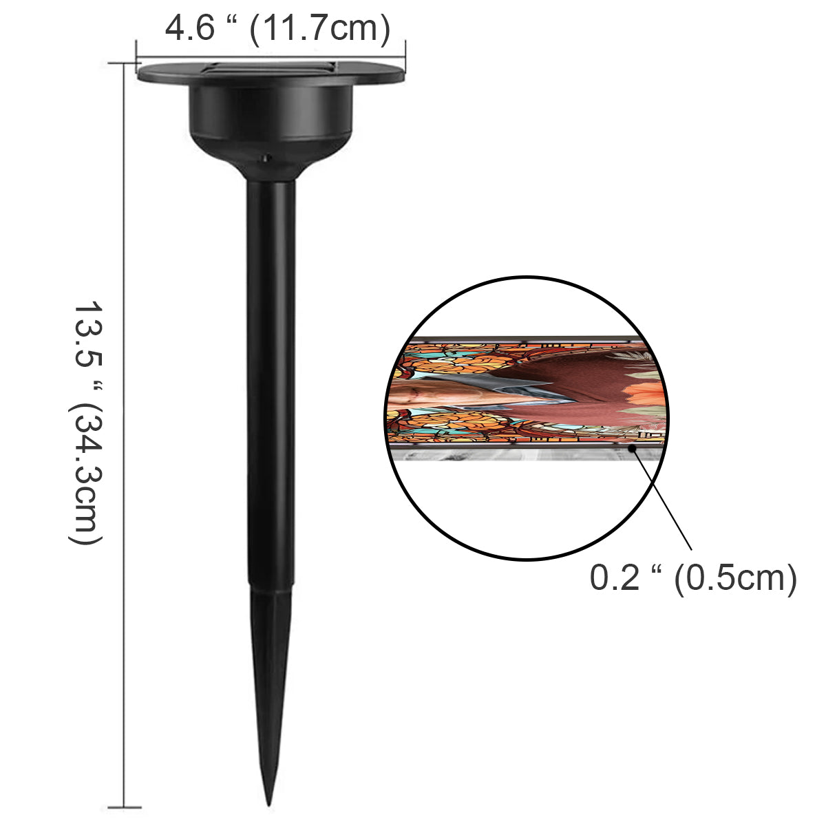 I'm Always With You - Personalized Memorial Garden Solar Light