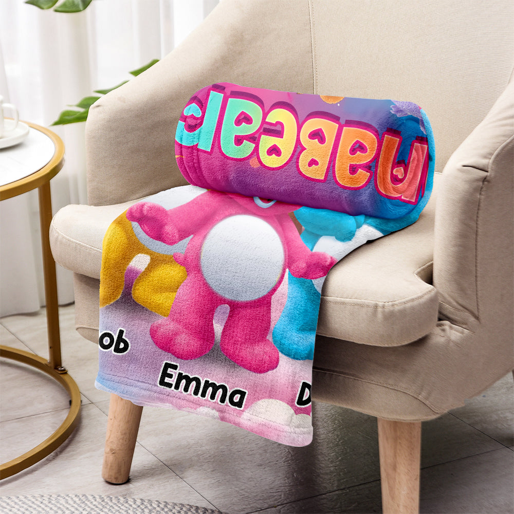 Nanabear - Personalized Grandma Blanket
