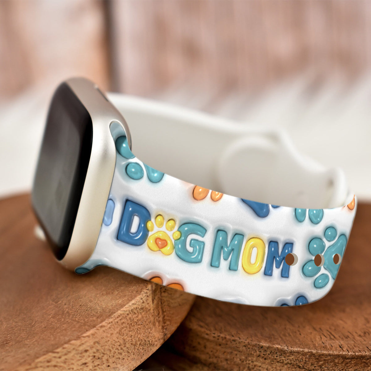 Der beste Hunde-Papa/die beste Hunde-Mama aller Zeiten – personalisiertes Apple Watch-Armband für Hunde