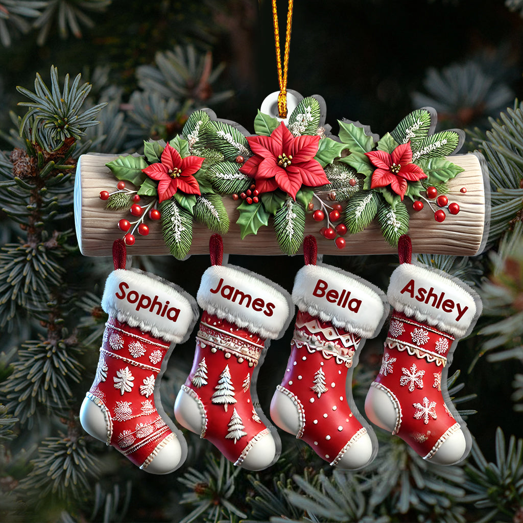 Weihnachtsstrümpfe – personalisierter Familienschmuck