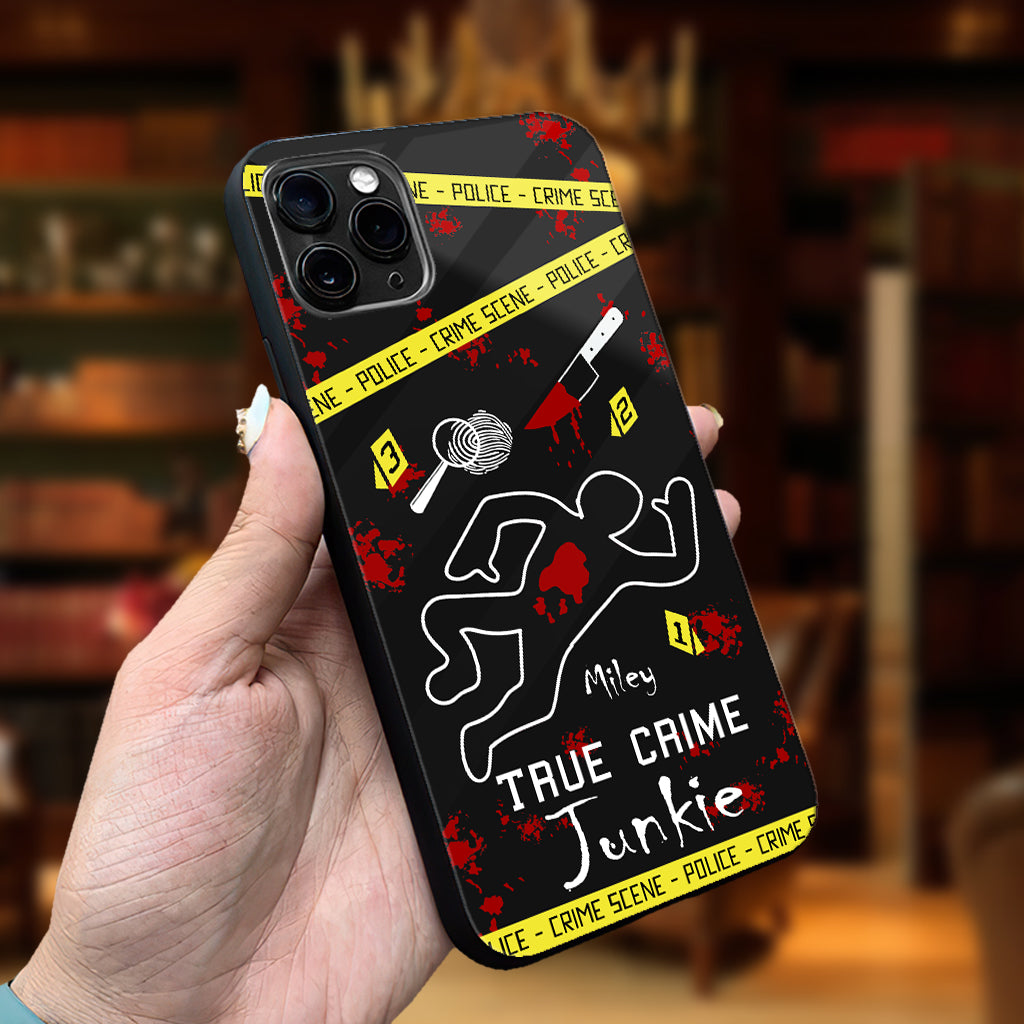 True Crime Junkie – Personalisierte Handyhülle