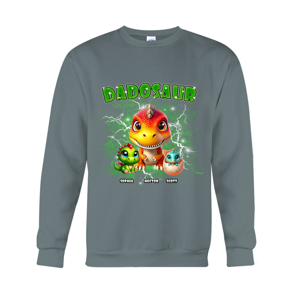 Dadosaur Thunder Bootleg - Personalized Father T-shirt And Hoodie