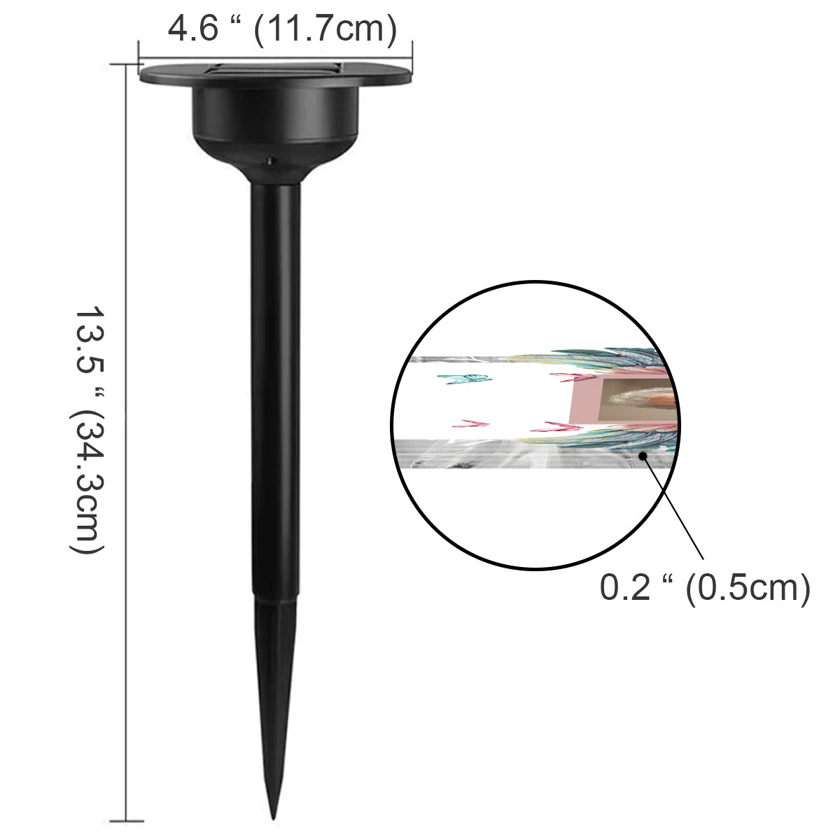 In Loving Memory - Personalized Memorial Garden Solar Light