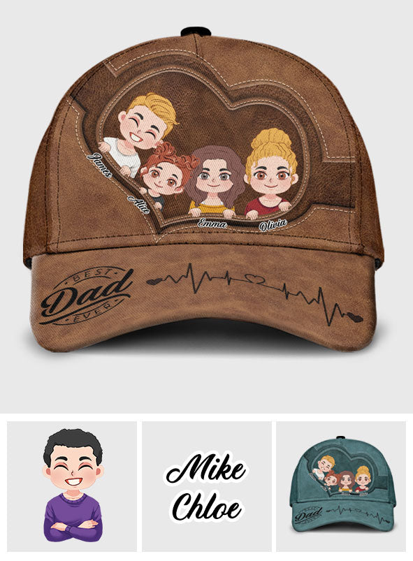 Best Dad Ever - Personalized Father Classic Cap