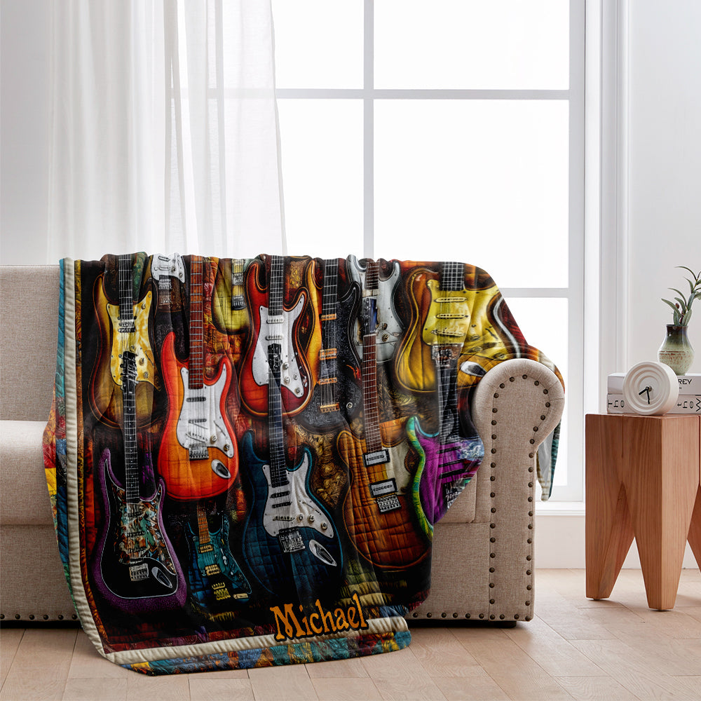 Wunderschöne Gitarren – personalisierte Gitarrendecke
