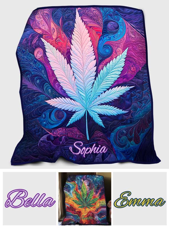 Wunderschöne Cannabis-Personalisierte Weed-Decke
