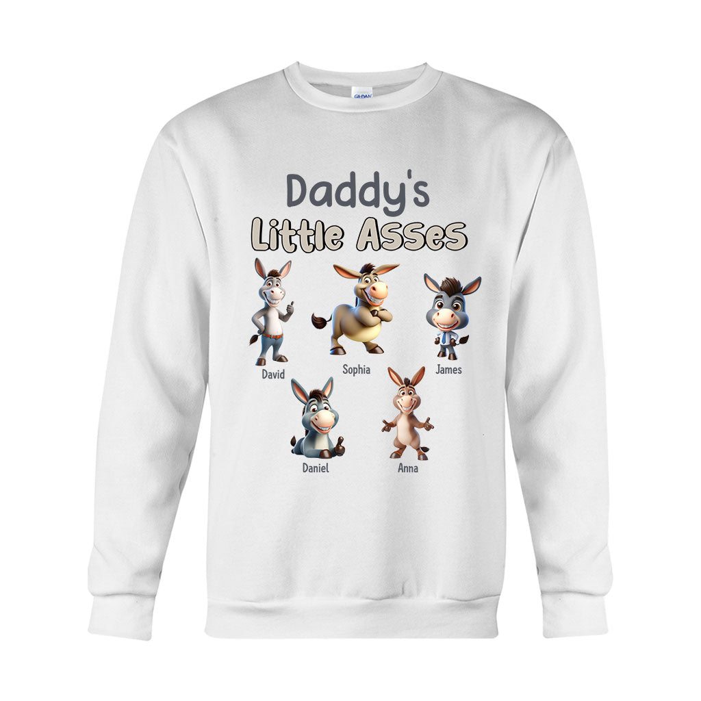 Daddy's Little Cuties - Personalized Father T-shirt And Hoodie