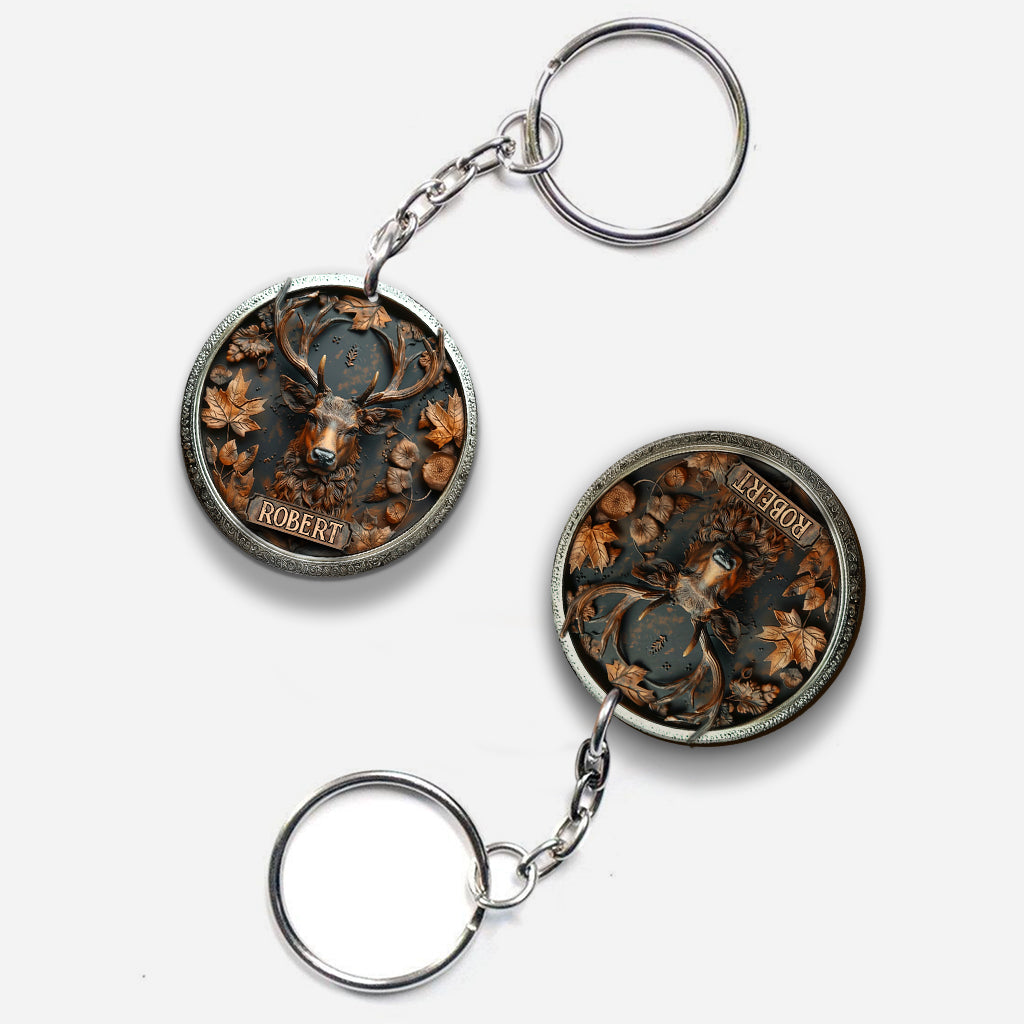Magnifique cerf - Porte-clés de chasse personnalisé