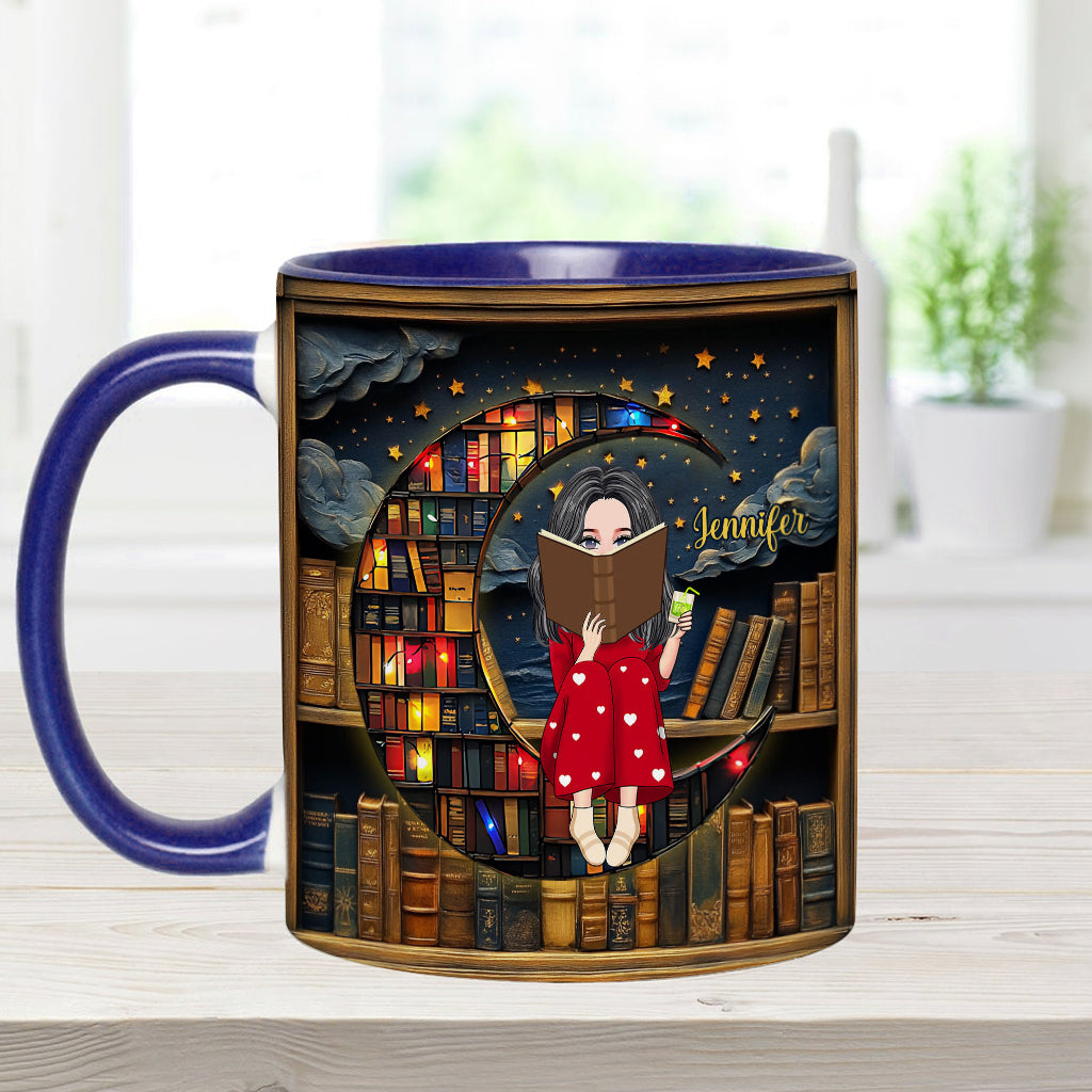 Mug personnalisé « Juste une fille qui aime les livres »