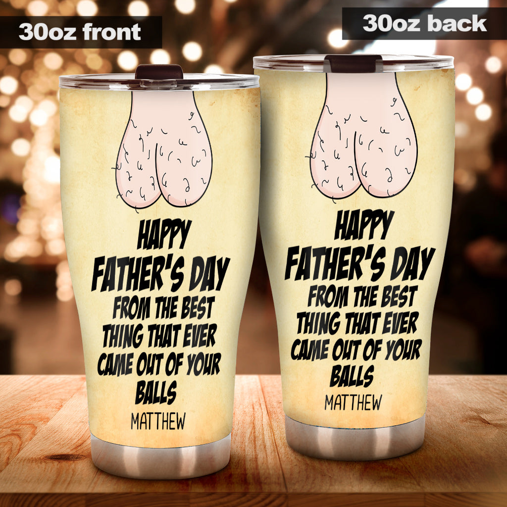 Happy Father's Day - Personalized Father Tumbler