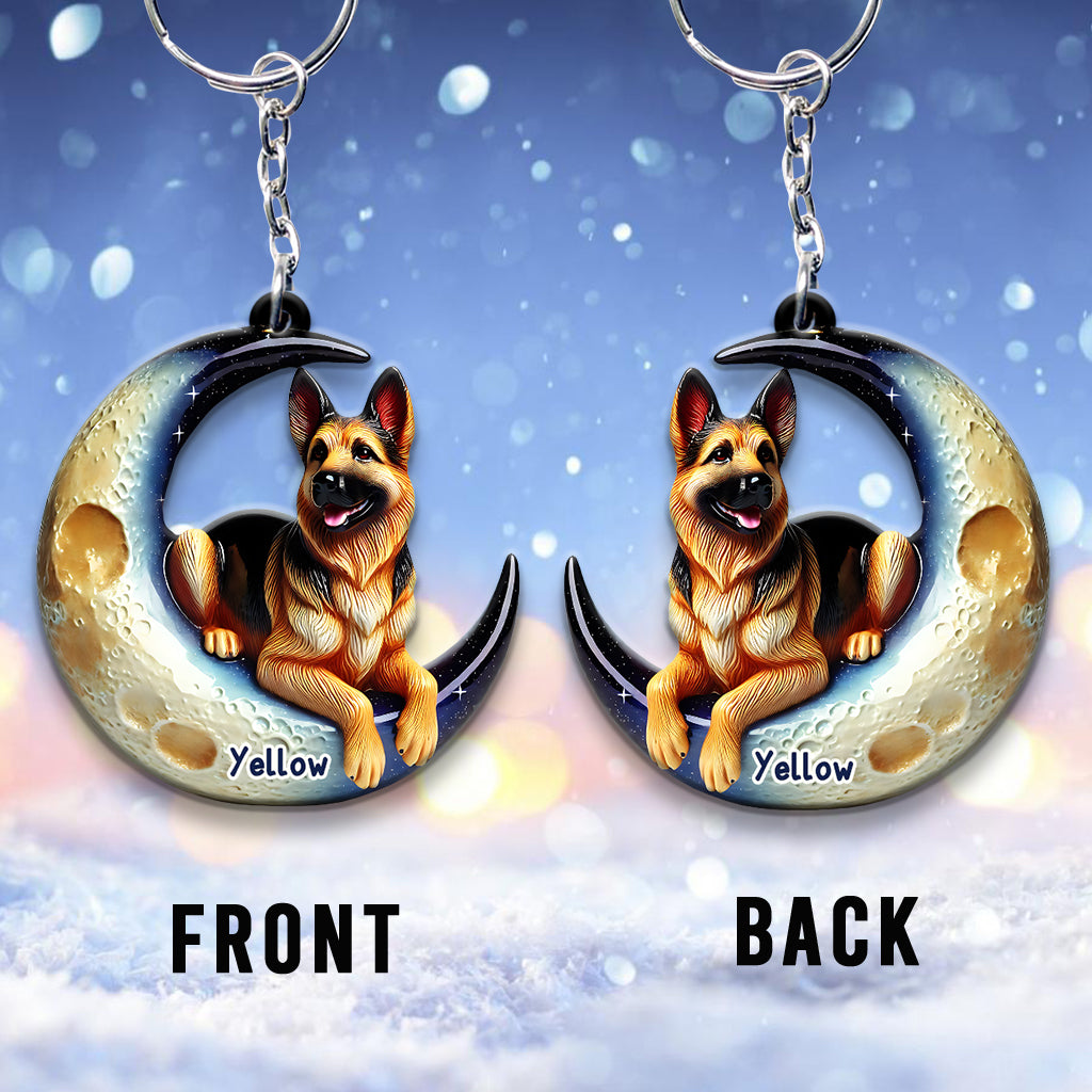 J'aime mon chien - Porte-clés personnalisé pour chien