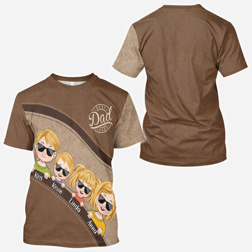 Daddy's Team Unbreakable Bond - Personalized Father All Over Shirt