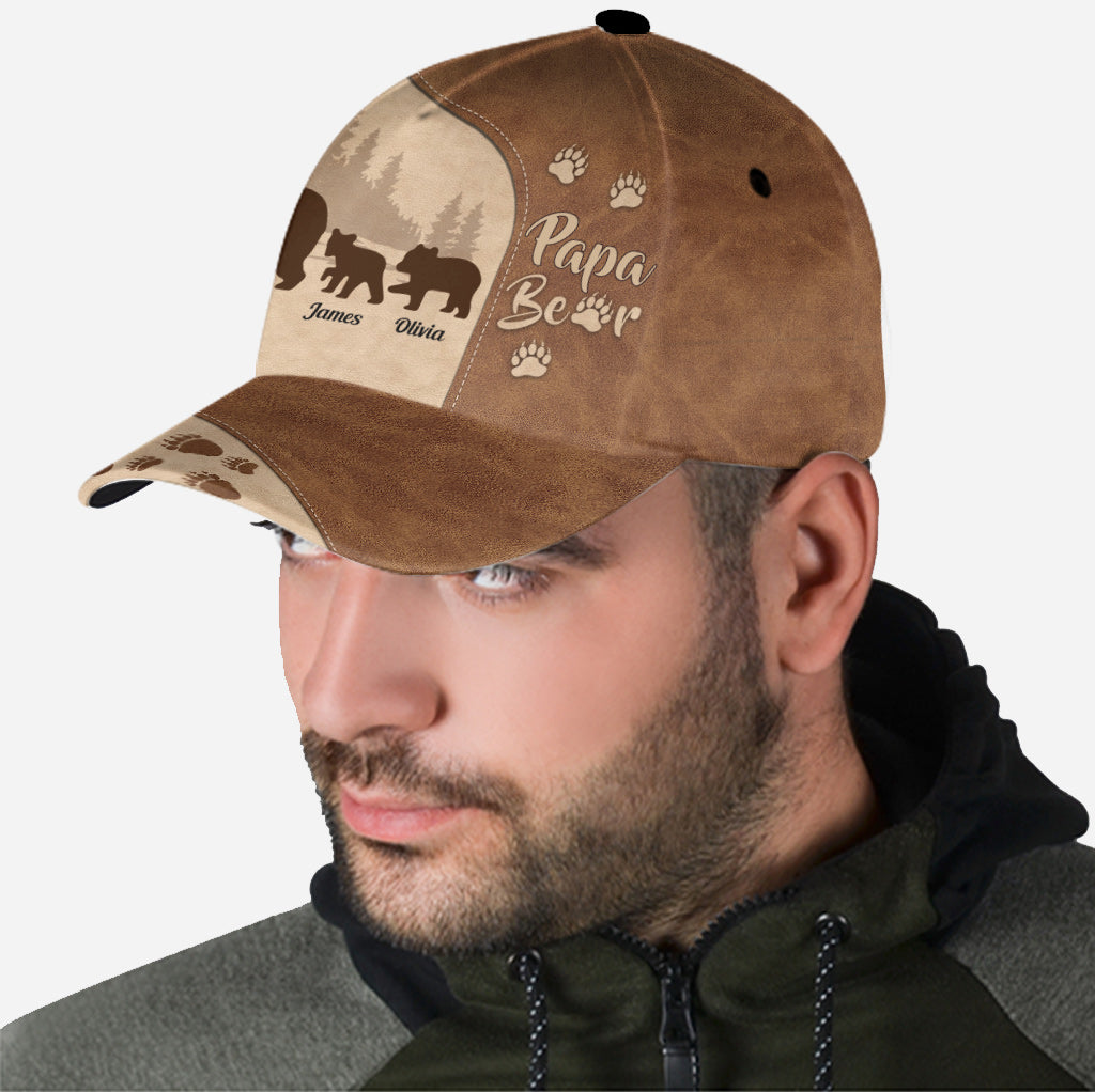 Papa Bear - Personalized Father Classic Cap