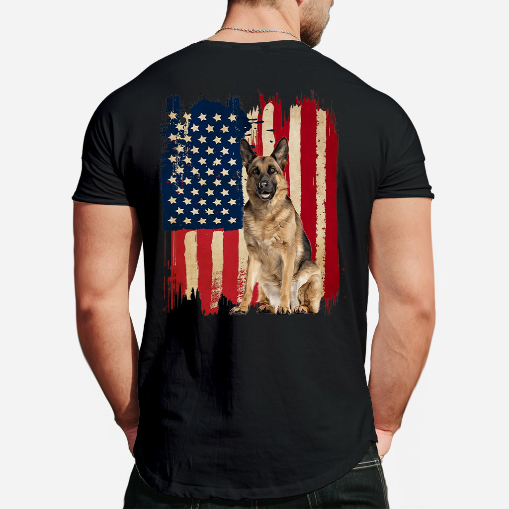 Puppy Flag - Personalized Dog T-shirt and Hoodie