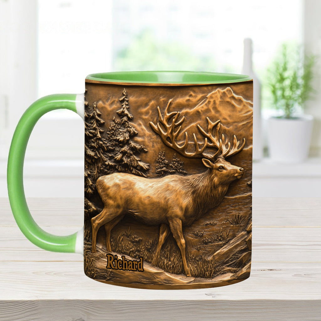 Mug personnalisé sur le thème de la chasse au cerf