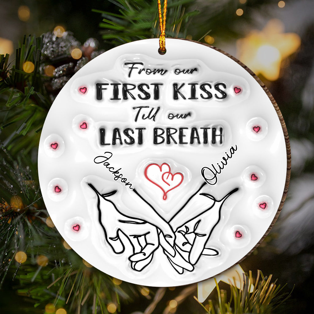 I Met You I Loved You - Personalized Couple Ornament