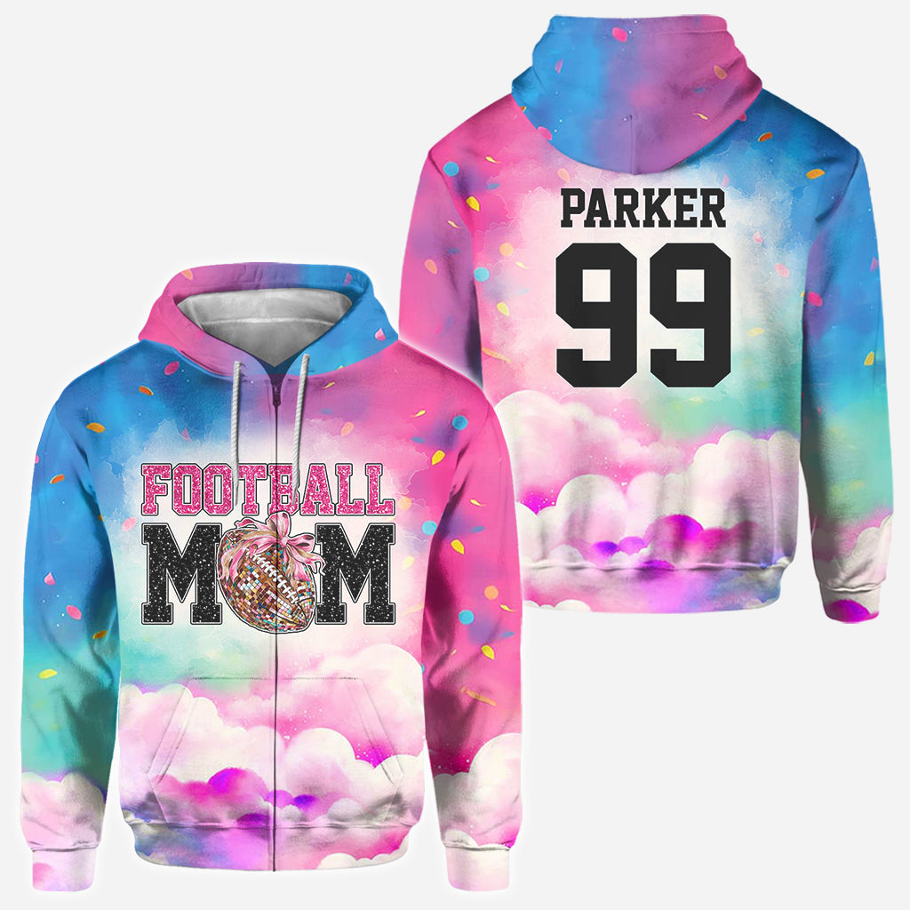 Fußballmama – Personalisiertes T-Shirt mit Fußballmotiv