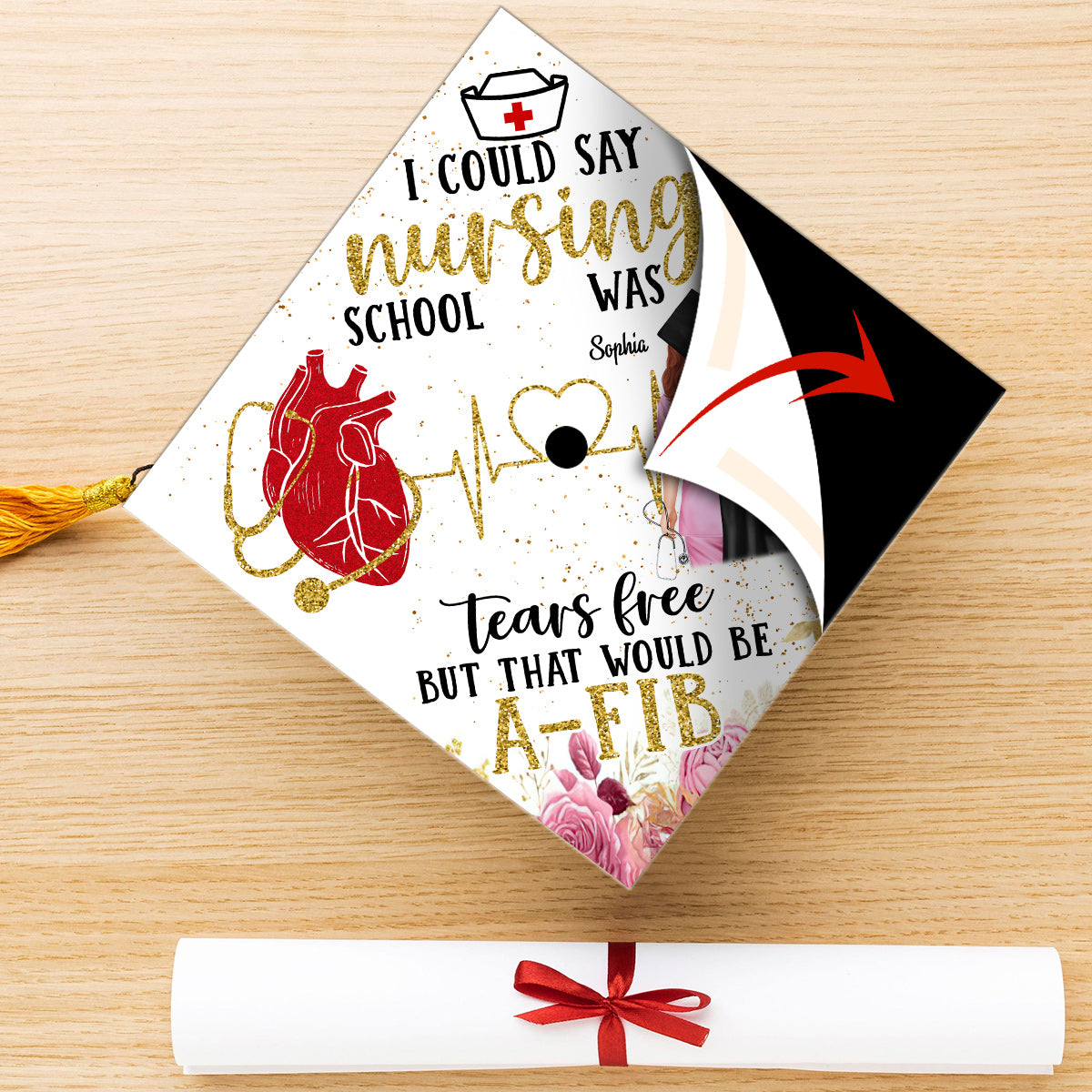 Nursing Graduation - Personalized Nurse Cap Topper