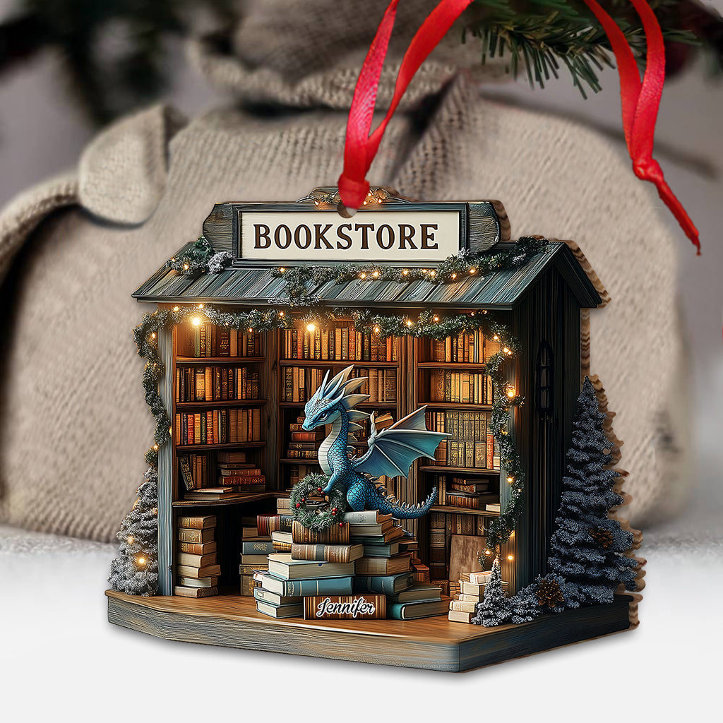 Fantasy-Buchhandlung – Personalisierter Buchanhänger