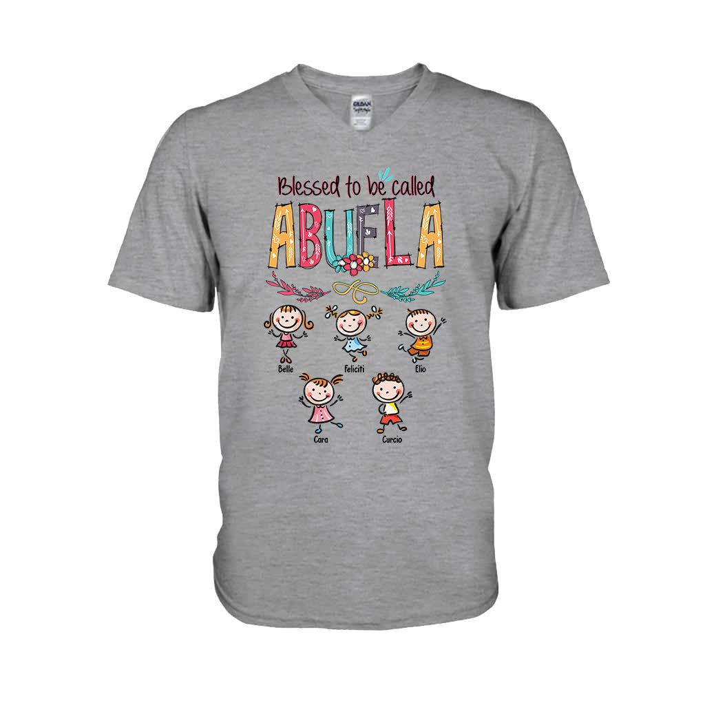 Dios Me Regaló Dos Títulos - Personalized Grandma T-shirt And Hoodie