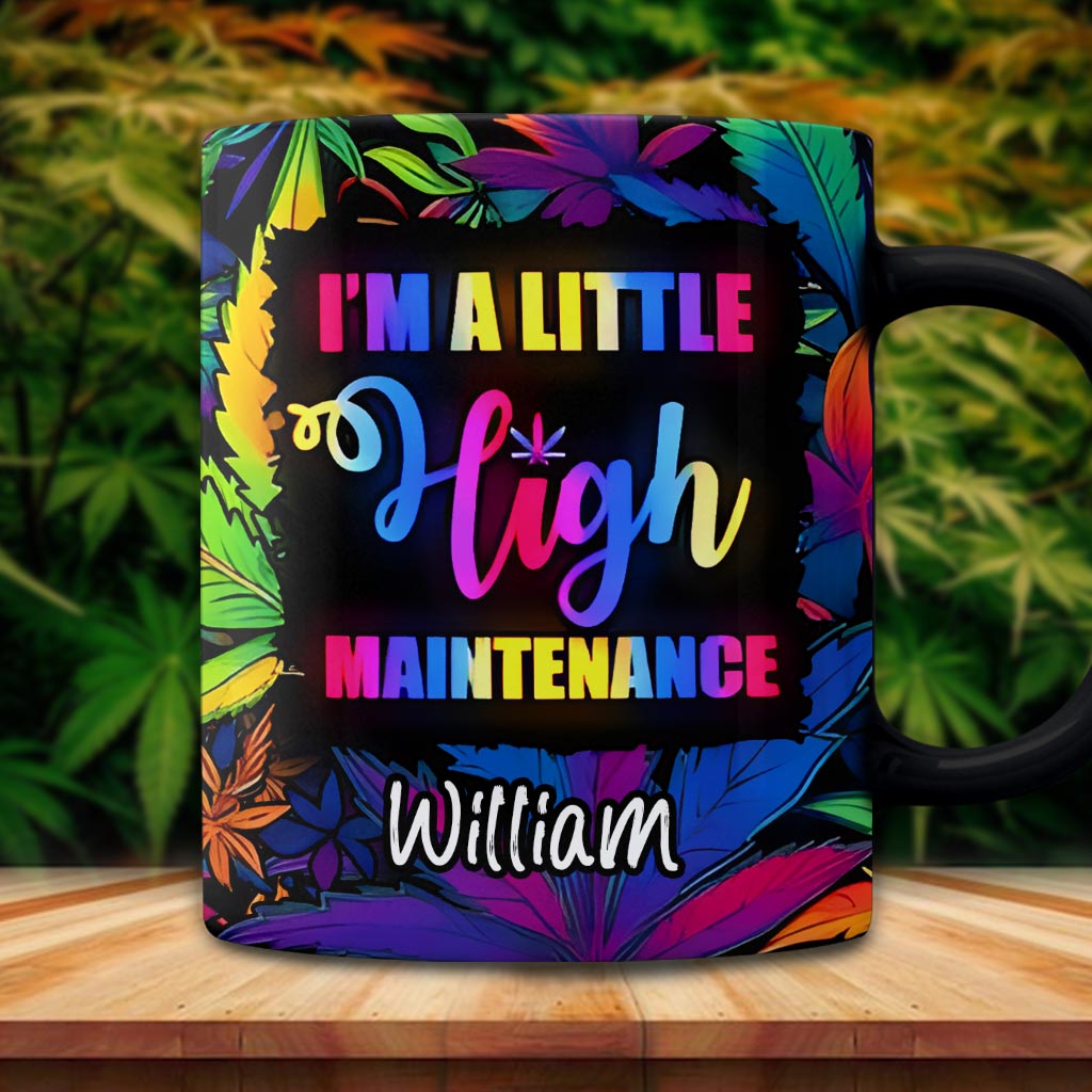 Je suis un peu exigeant(e) - Mug personnalisé pour les amateurs de cannabis