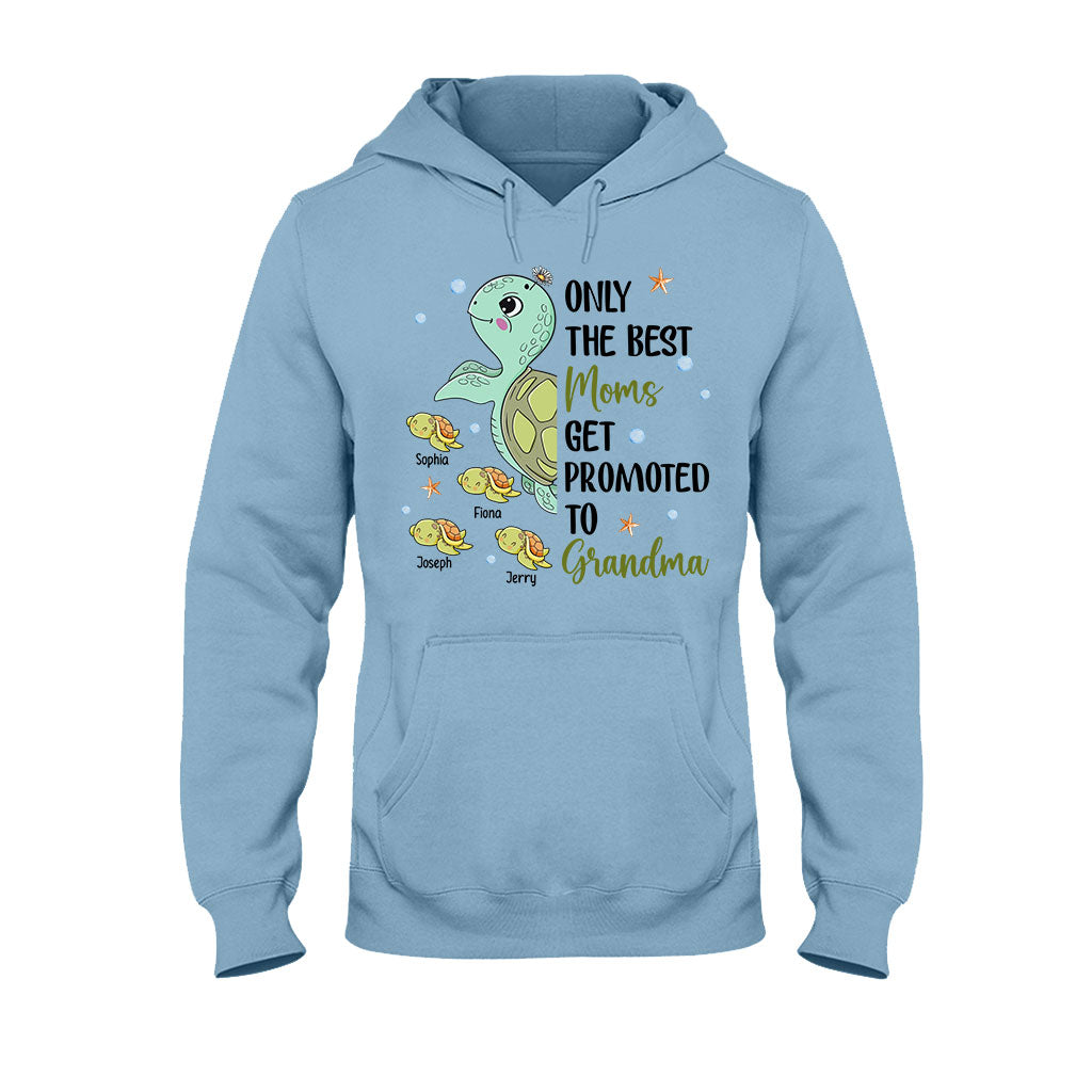 Seules les meilleures mamans deviennent grand-mères - T-shirt et sweat à capuche personnalisés pour grand-mère