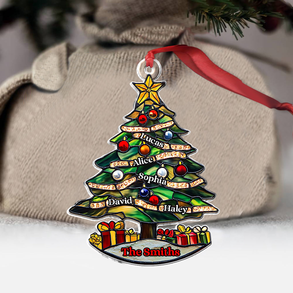 Frohe Weihnachten – Personalisierter, individuell geformter Familienschmuck