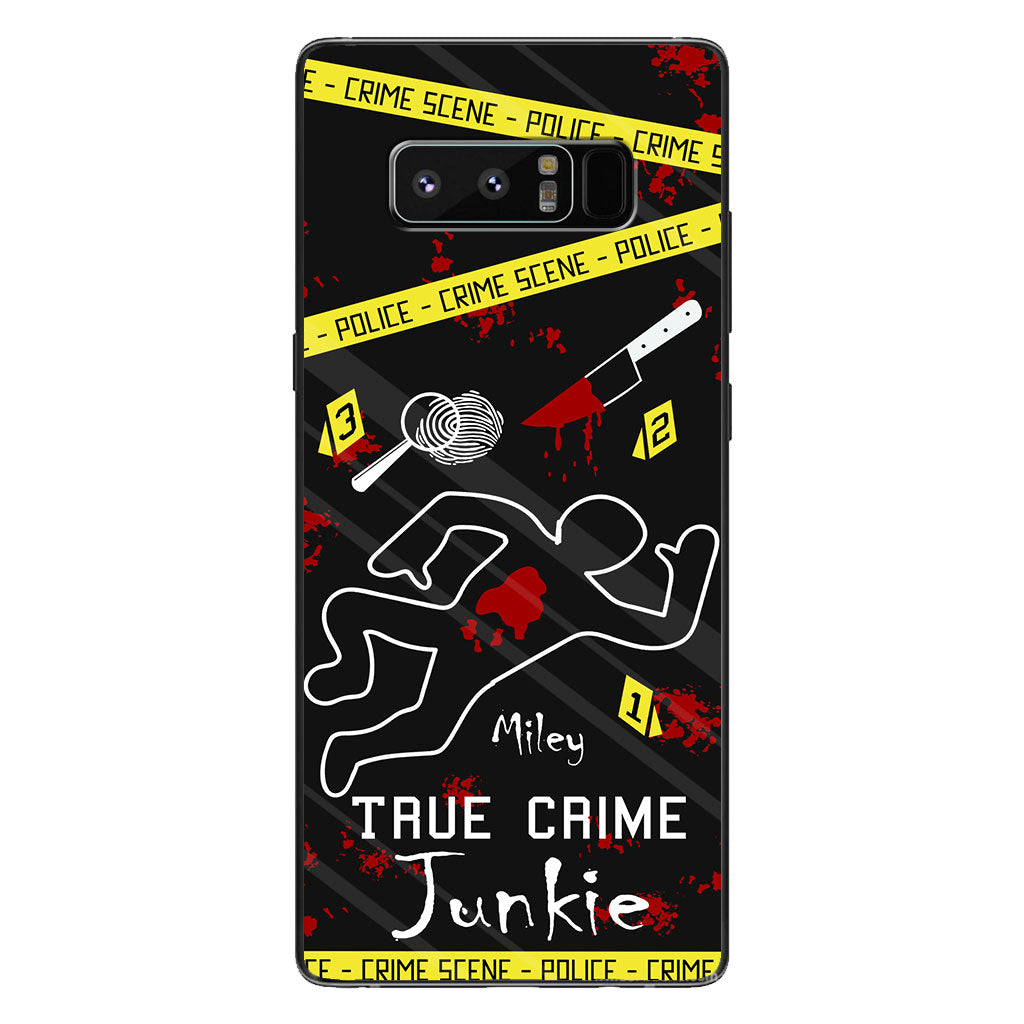 True Crime Junkie – Personalisierte Handyhülle