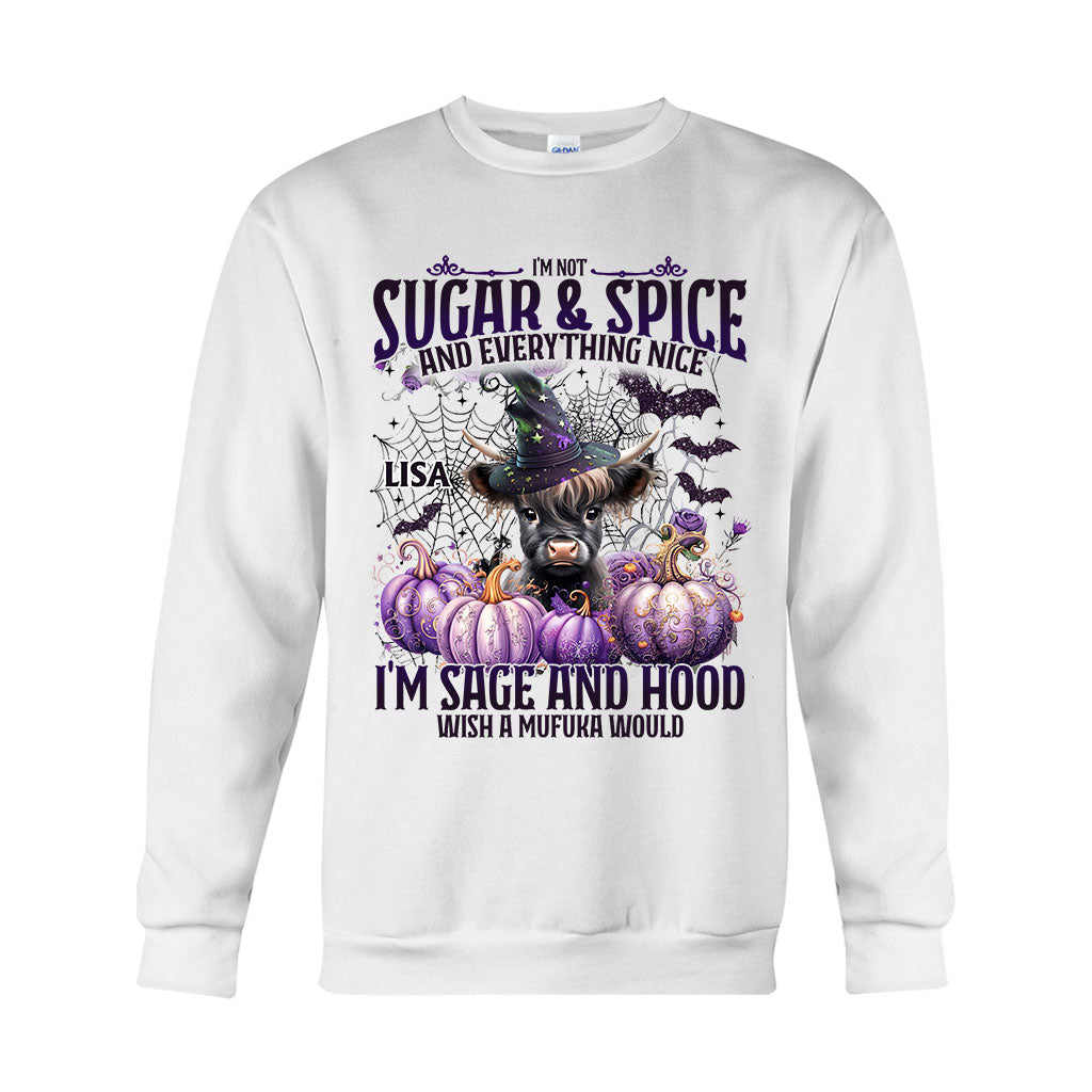 Ich bin nicht Zucker und Gewürze und alles Nette - Personalisiertes T-Shirt und Hoodie