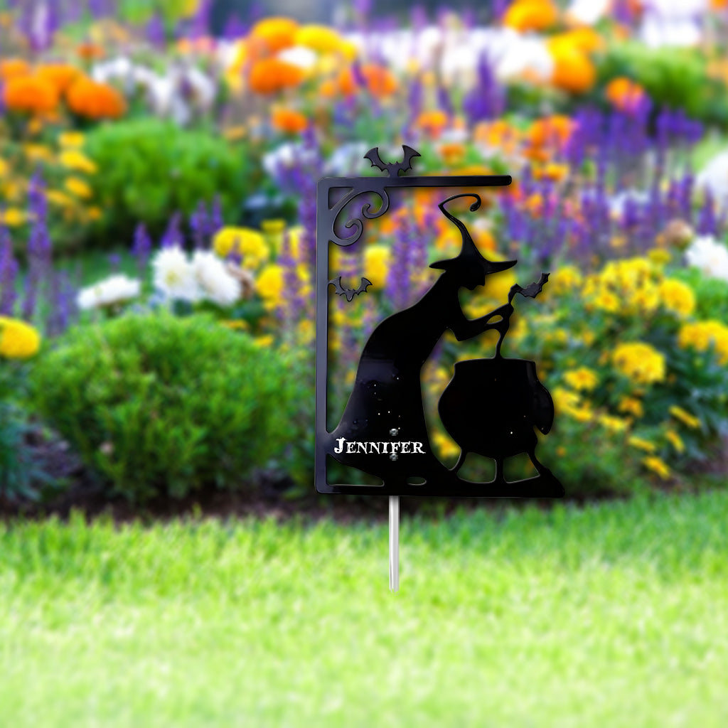 Witch Property Trespassers Will Be Used As Ingredients - Personalized Witch Metal Garden Art