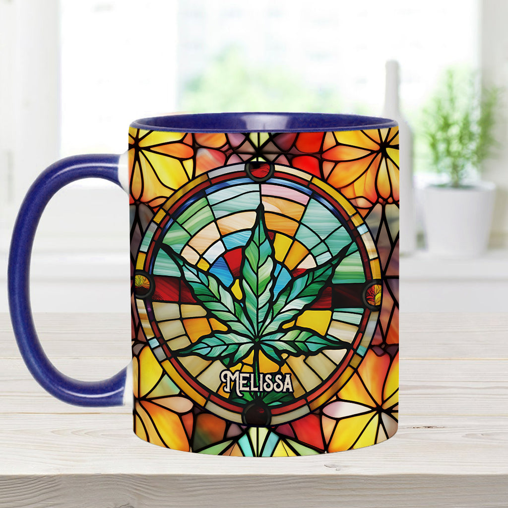 Il est 420 quelque part - Mug personnalisé avec une touche cannabis