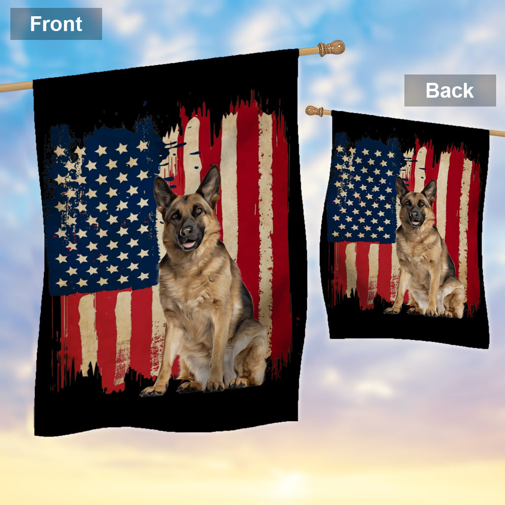 Welpenflagge - Personalisierte Hundehüttenflagge