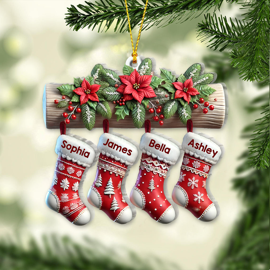 Weihnachtsstrümpfe – personalisierter Familienschmuck