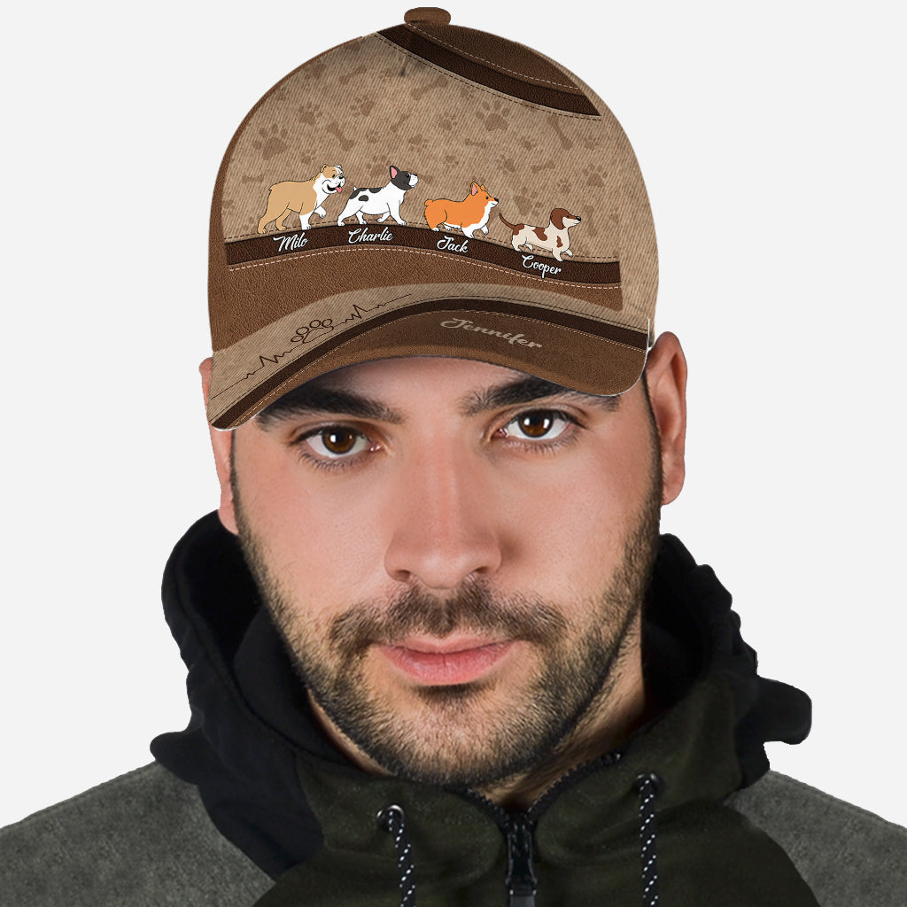 Ich liebe meine Hunde – Personalisierte klassische Hundekappe