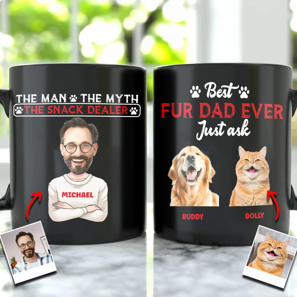 The Man The Myth The Snack Dealer - Personalized Father Mug