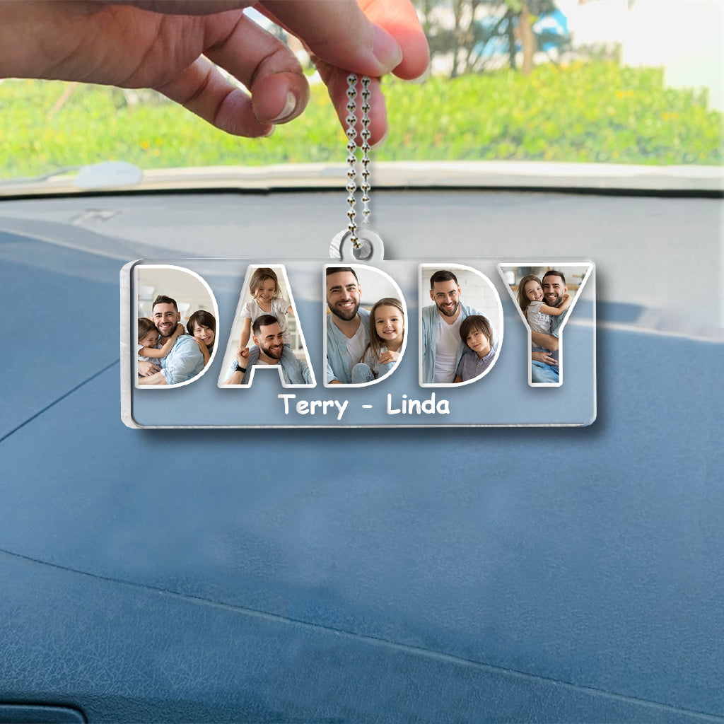 Mommy/ Daddy/ Mom/ Dad.... - Personalized Mother Transparent Car Ornament