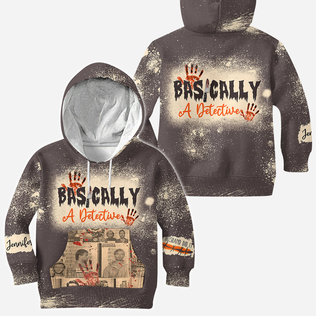 Basically A Detective - Personalized All Over Shirt