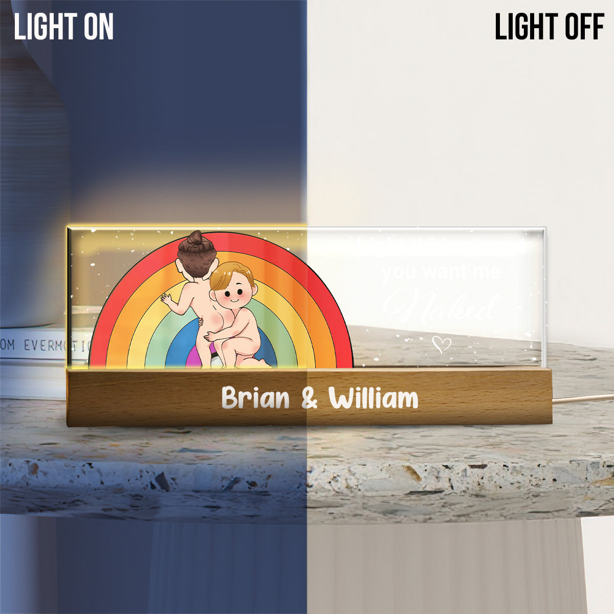 Licht an! – Personalisierte LED-Nachtleuchte zur Unterstützung der LGBTQ+-Community