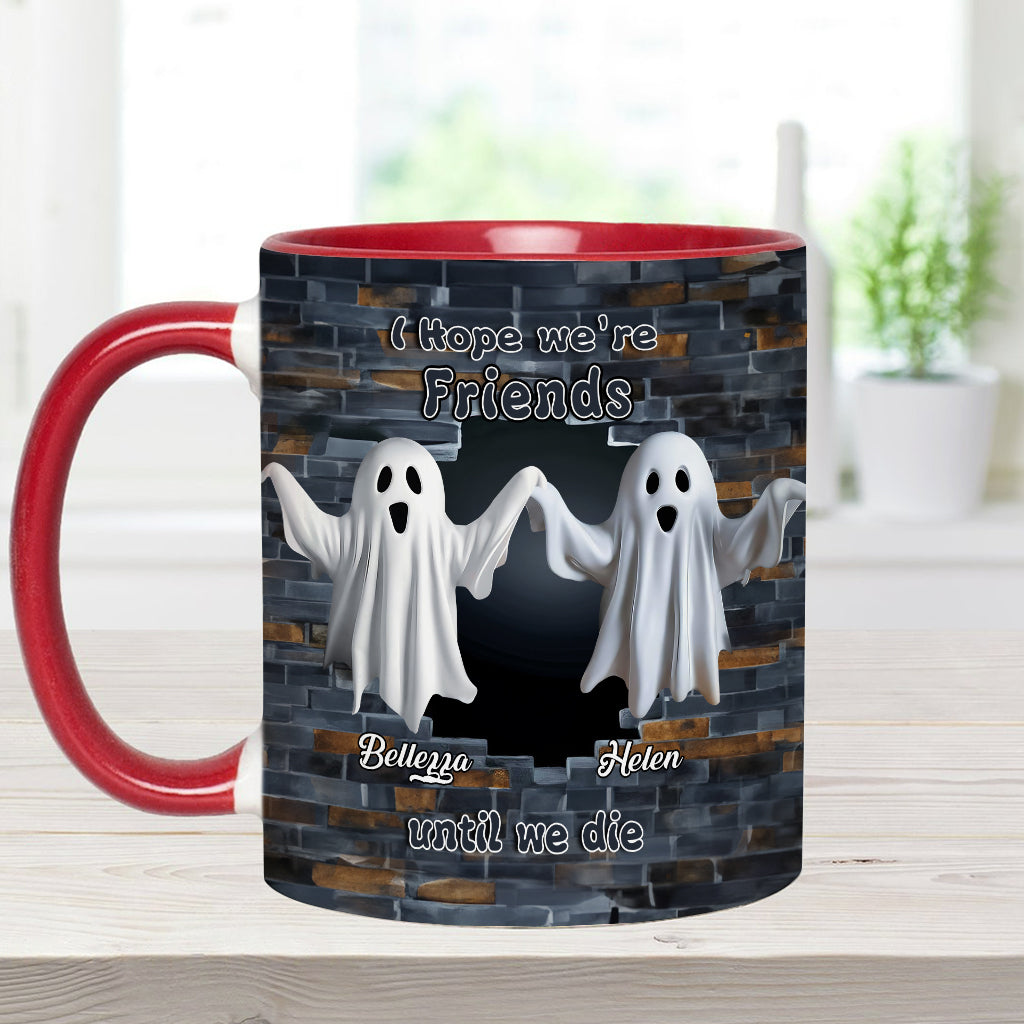 Ghost Friends - Personalized Bestie Accent Mug