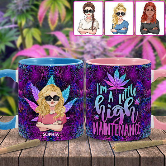 Mug personnalisé Pretty Little Podhead - Motif cannabis