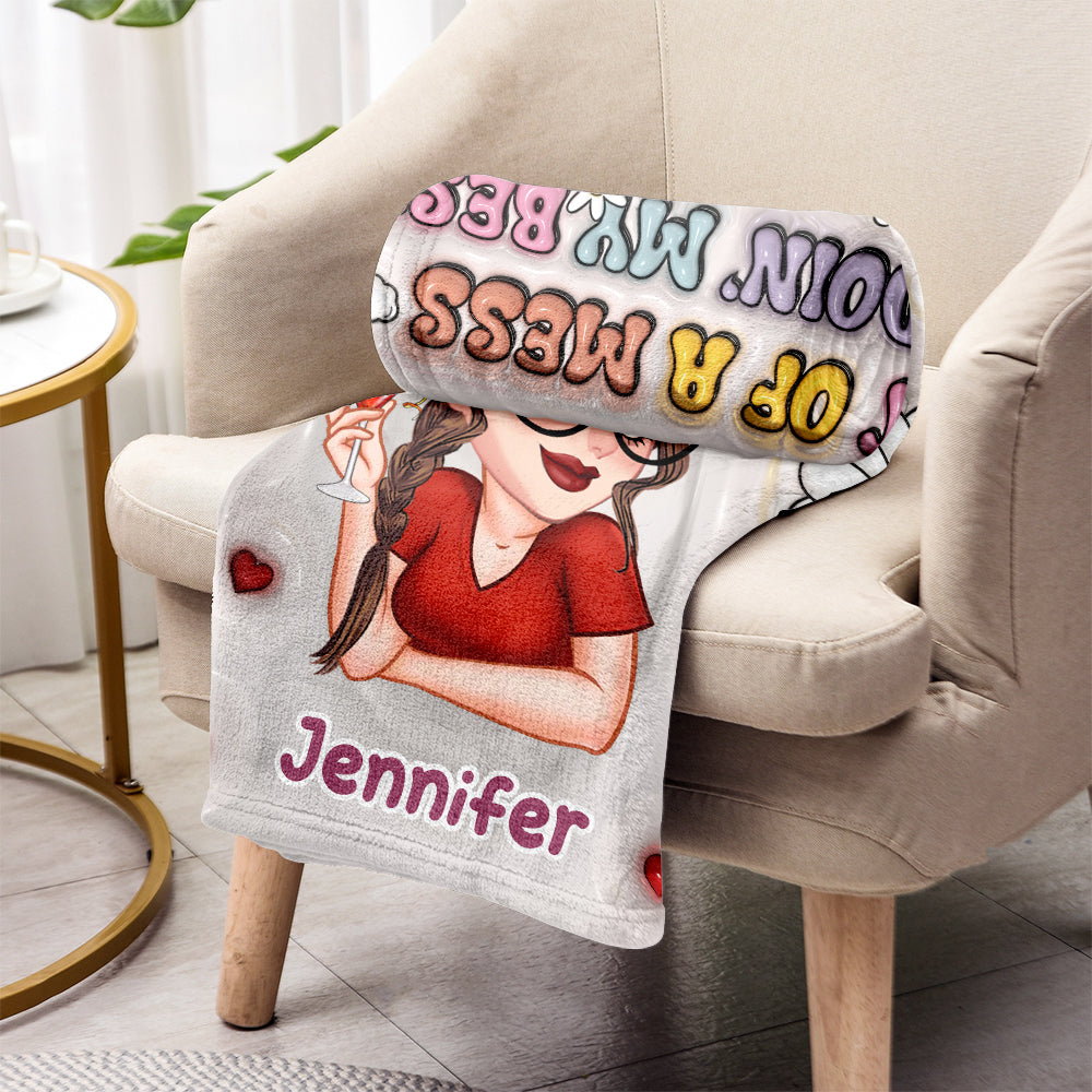 Ich gebe mein Bestes – personalisierte Decke