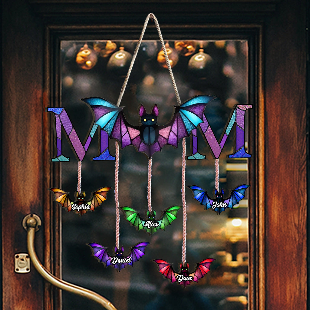 Halloween Bat Crew - Personalized Mother Pallet Wood Sign