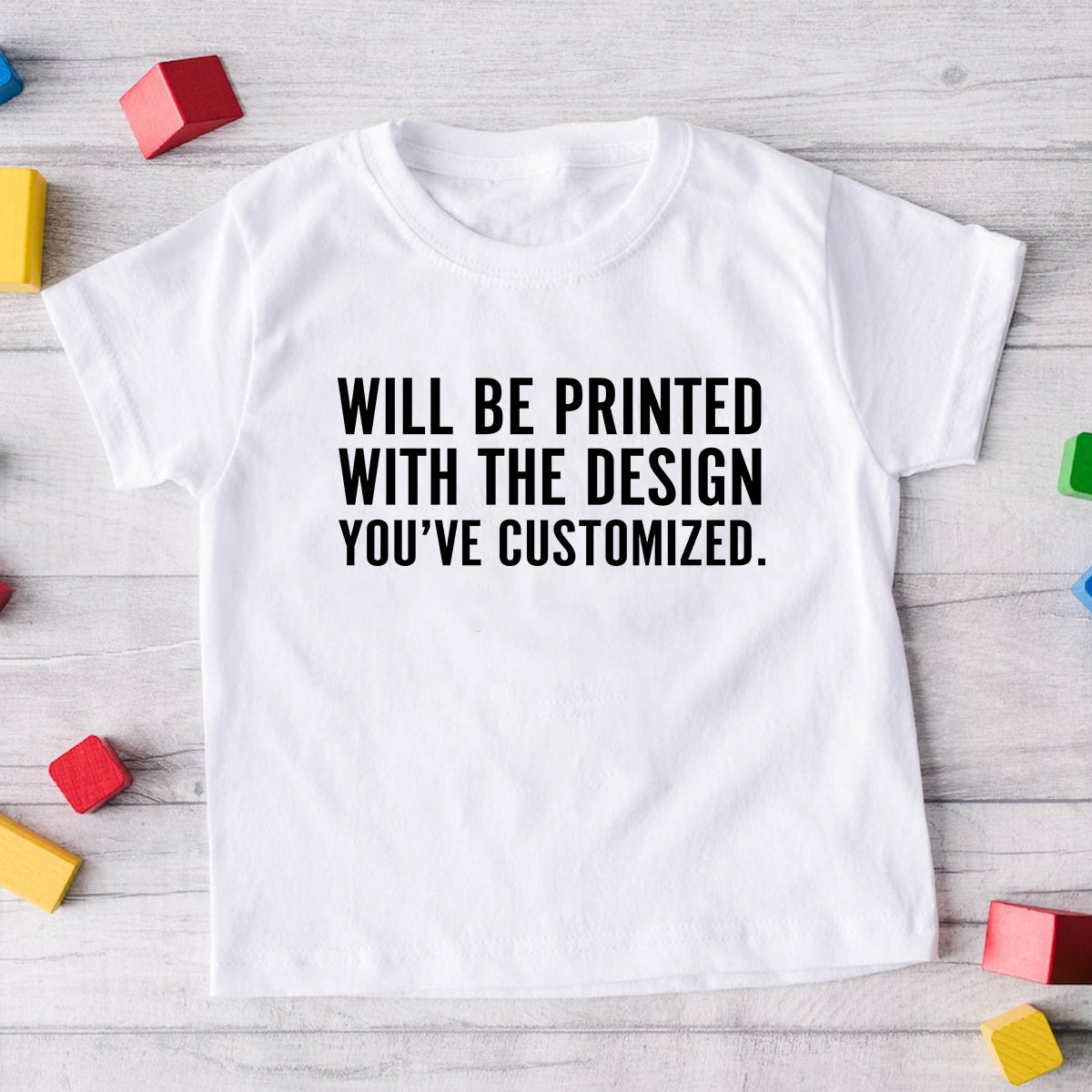 Wird mit dem von Ihnen gewählten Design bedruckt - Kinder-T-Shirt