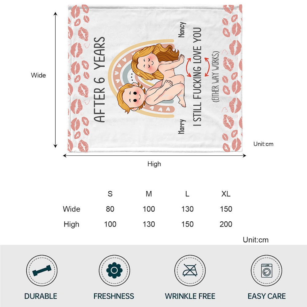 After Years Still Love You - Personalized Couple Blanket