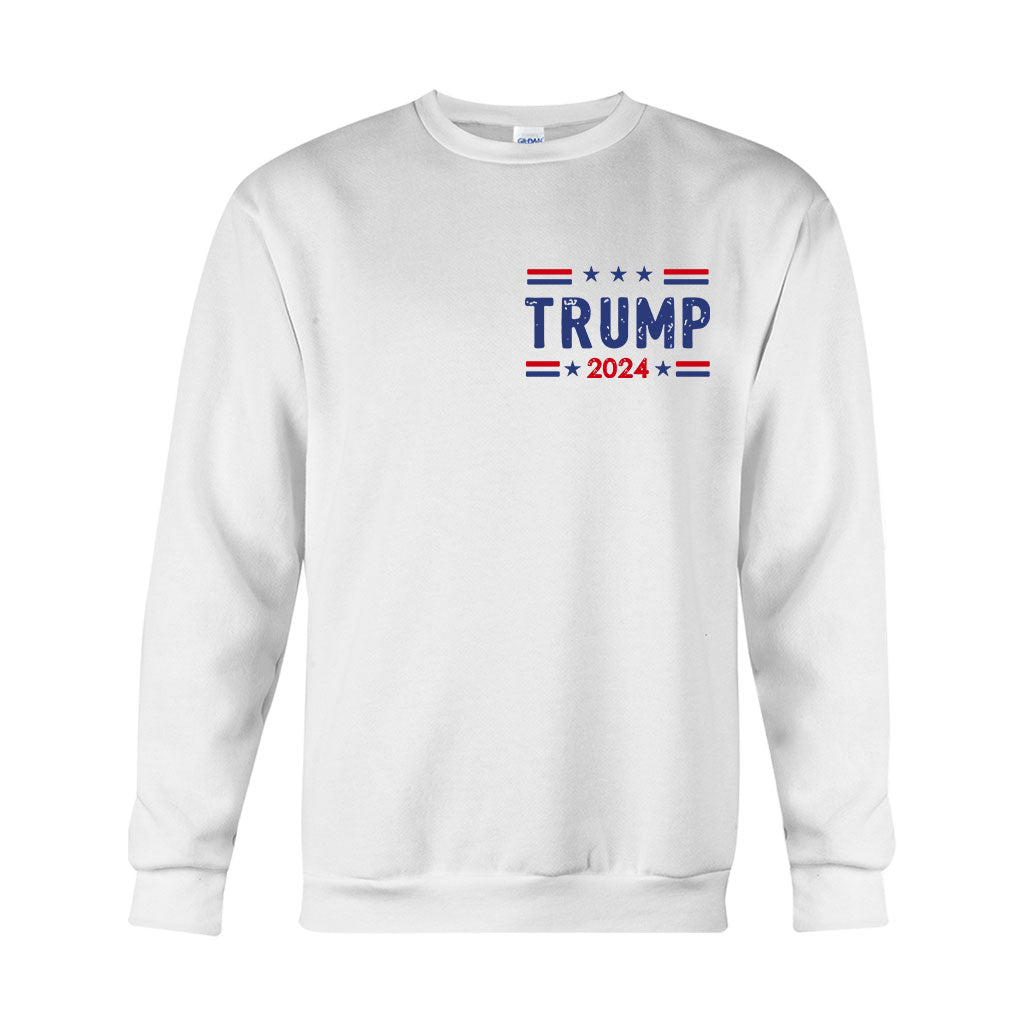 Kugelsicheres T-Shirt, „Niemals aufgeben“-Shirt, „Kämpfe für Amerika“-T-Shirt, Retro-Rallye-Shirt, „Kämpfen, kämpfen, kämpfen“-Shirt