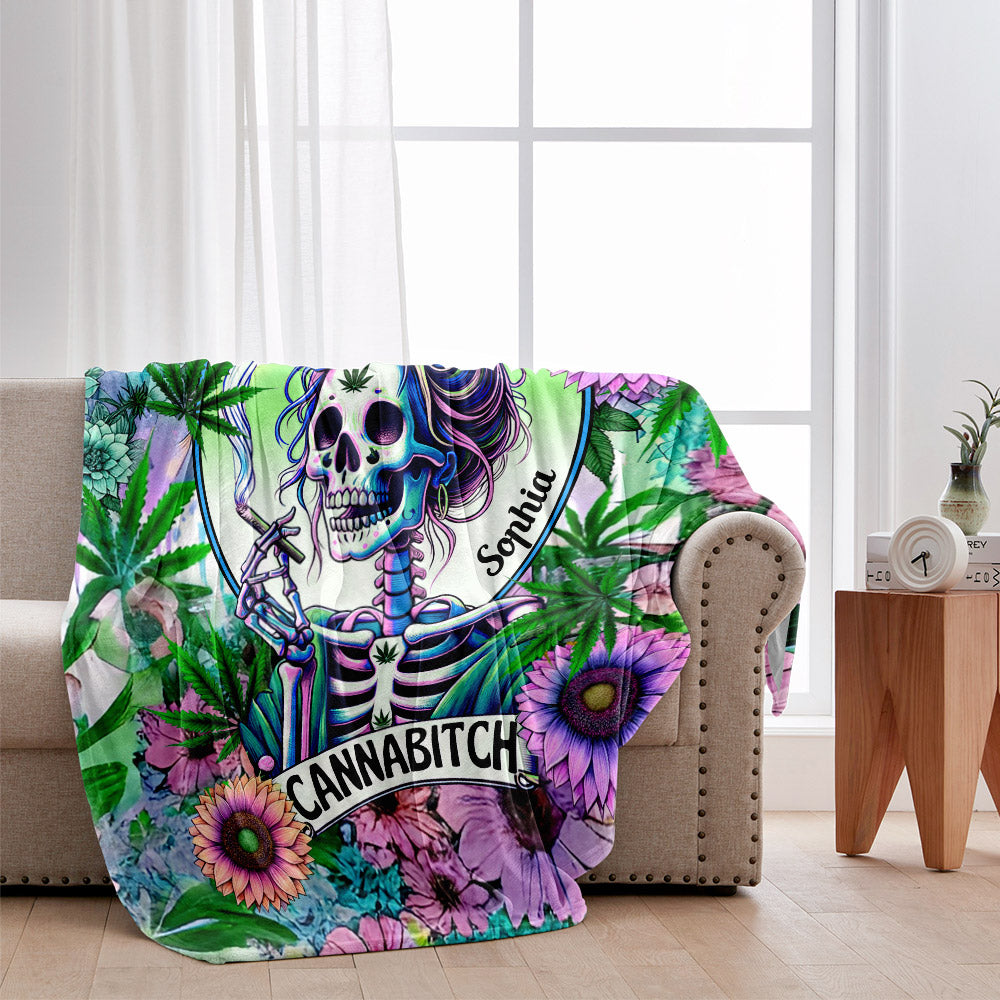 Couverture personnalisée Cannabitch
