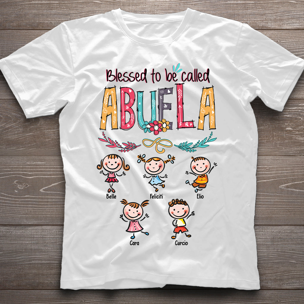 Dios Me Regaló Dos Títulos - Personalized Grandma T-shirt And Hoodie