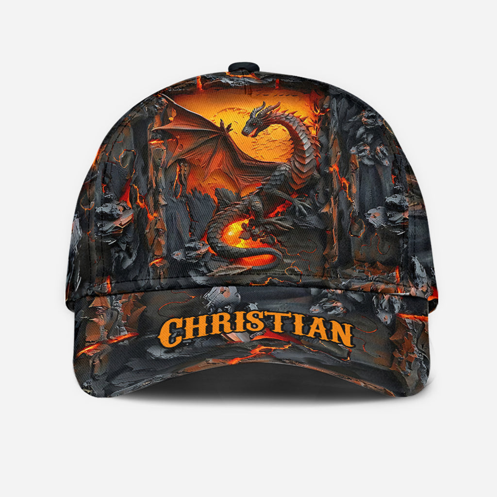 Liebesdrachen - Personalisierte Drachen-Klassikkappe