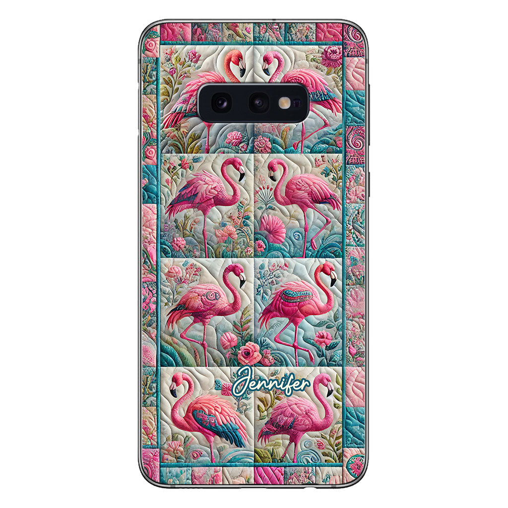 Vintage Flamingo - Personalized Flamingo Phone Case