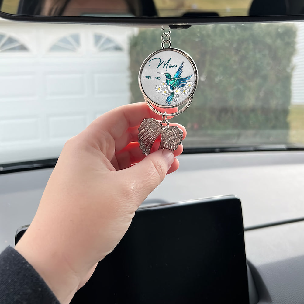 Forever In My Heart - Personalized Memorial Wings Ornament